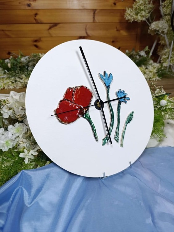 Zegar Maki i Chabry/ 42 cm