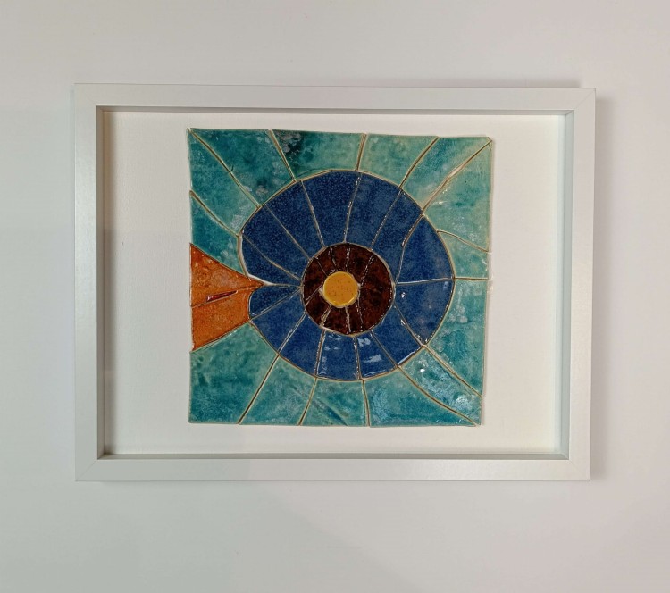 Mozaika "Czerwony bije" 40x30 cm