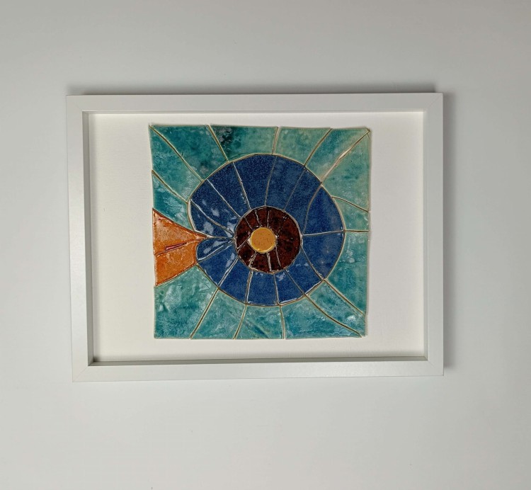 Mozaika "Czerwony bije" 40x30 cm