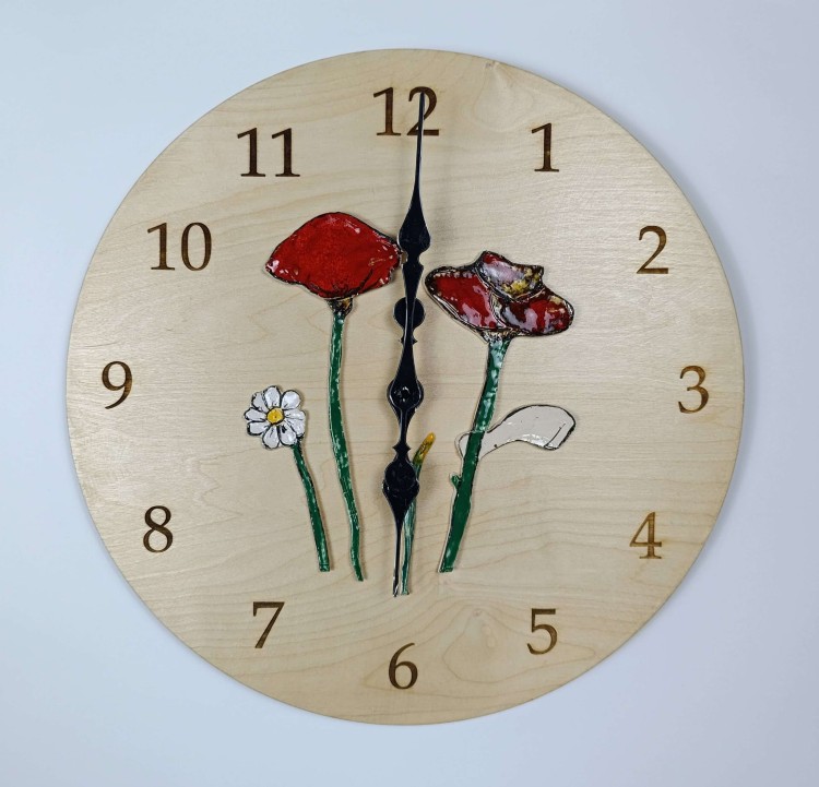 Zegar Maki z możliwością personalizacji, 50 cm