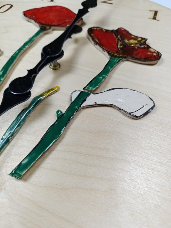 Zegar Maki z możliwością personalizacji, 50 cm